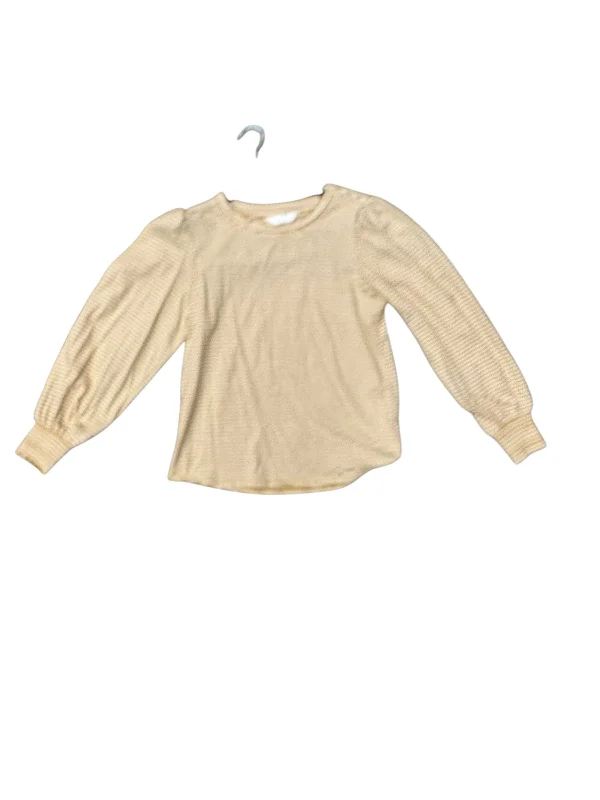 women's tops for gala dinnersTop Long Sleeve By Lc Lauren Conrad In Yellow, Size: S