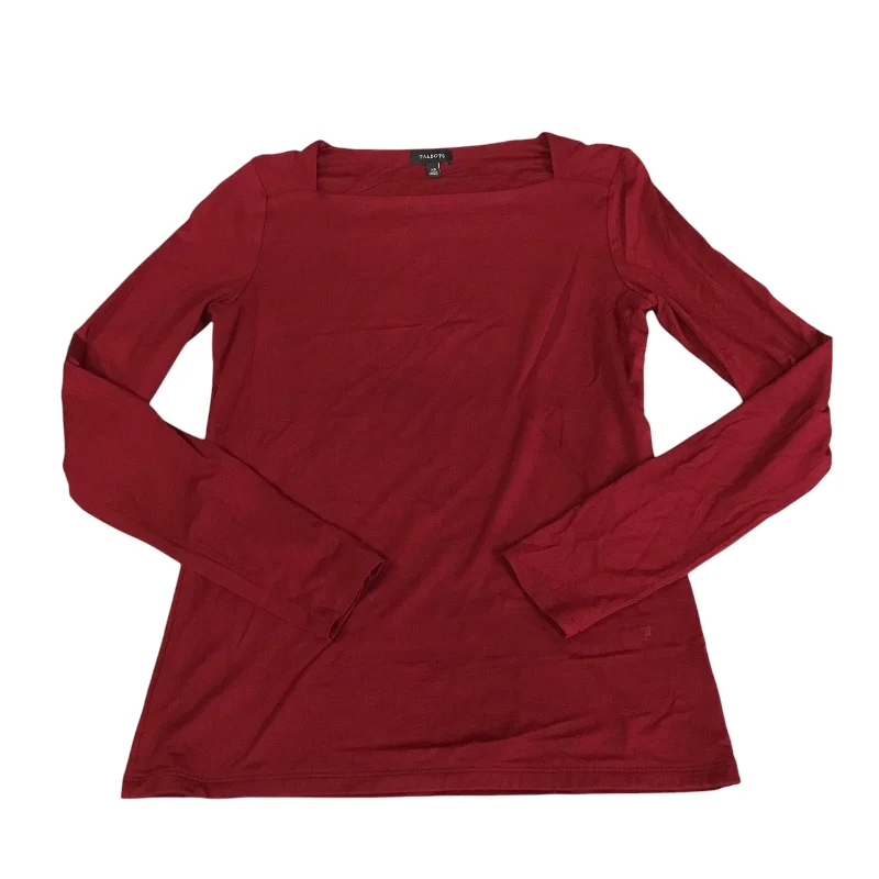 plus-size women's topsTop Long Sleeve By Talbots In Red, Size: Xs