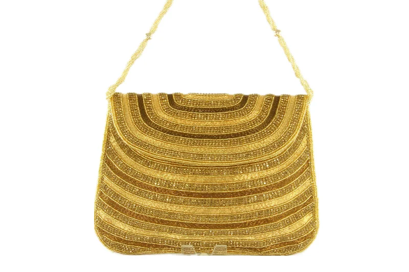 Jersey DressMocha Stripe Indian Wedding Clutch