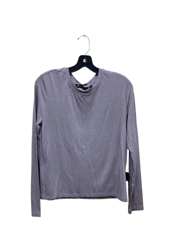 women's tops with cold-shoulder cuts and lace detailingTop Long Sleeve By Athleta In Purple, Size: S