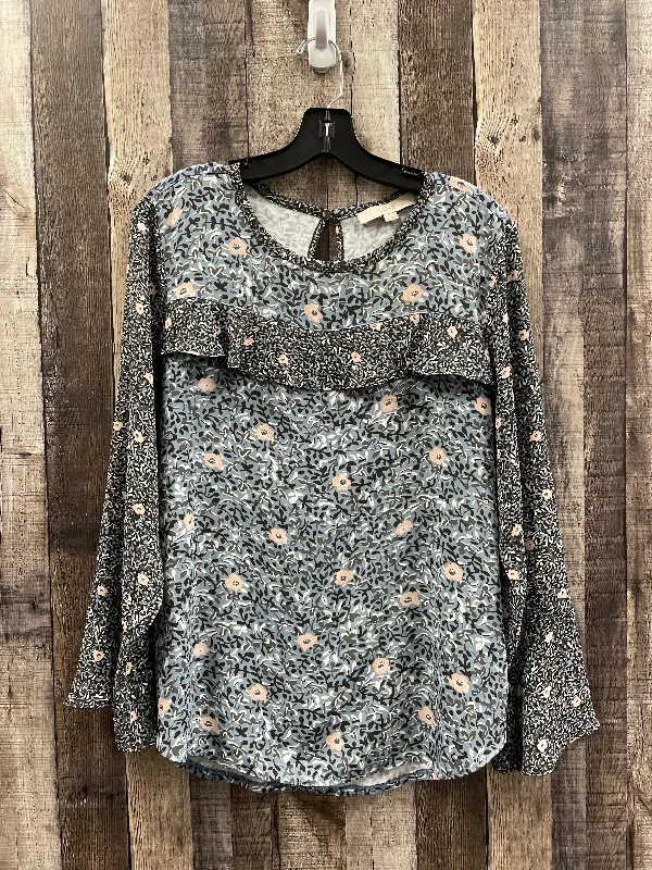 women's tops for those who want to wear pieces that are both comfortable and stylishTop Long Sleeve By Loft In Multi-colored, Size: M