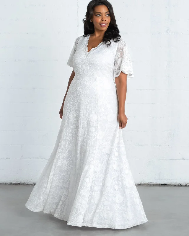 Ribbon DressBlissful Lace Wedding Gown - Sale!