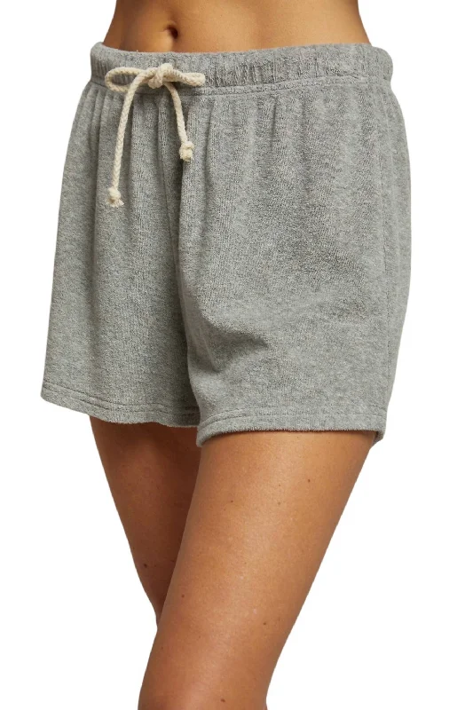 women's timeless shortsSummer Loop Terry Shorts In Grey