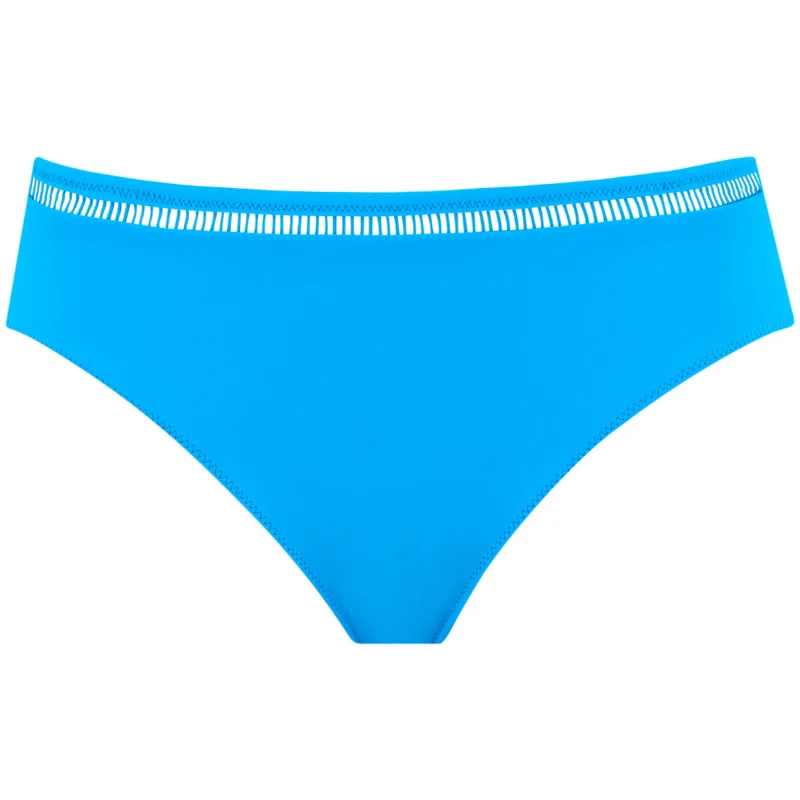 High-Waisted Bikini FemaleEast Hampton Mid Rise Bikini Brief Blue Diamond - Fantasie Swim