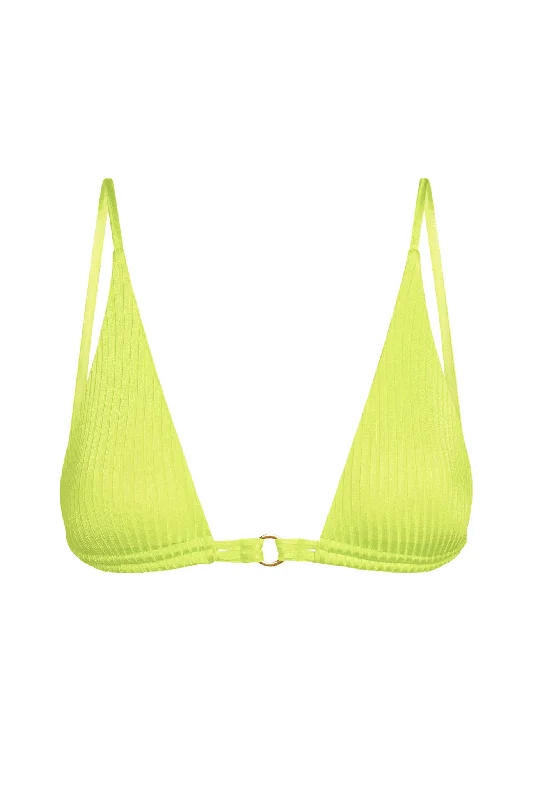 Triangle Bikini FemaleHavana Top - Zest Wide Rib