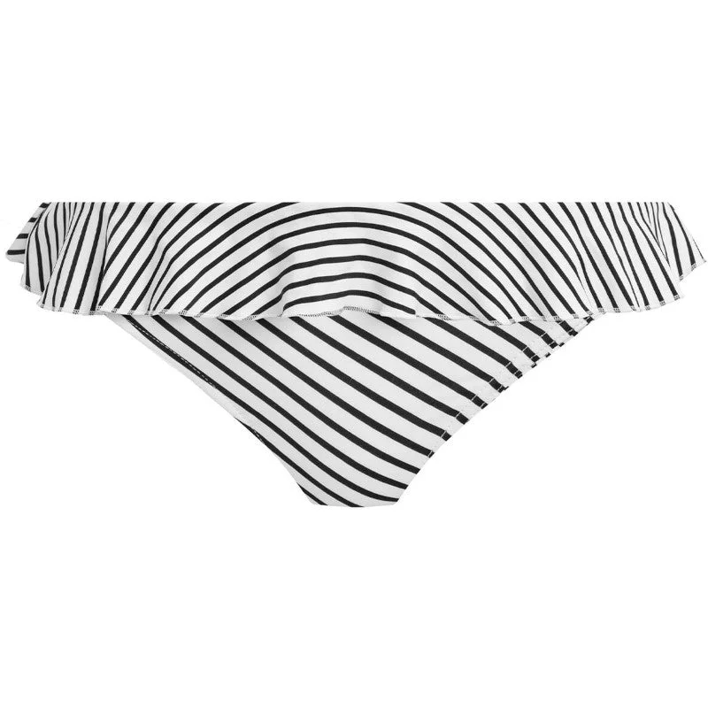 Striped Female SwimwearJewel Cove Italini Bikini Brief Stripe Black - Freya Swim