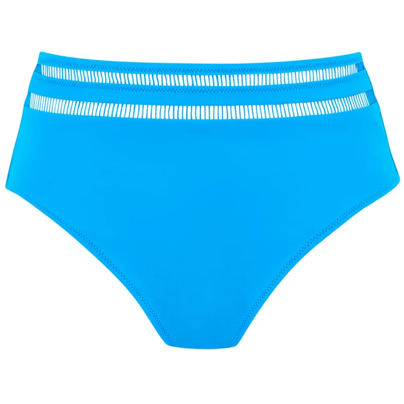 Glamorous Female SwimwearEast Hampton High Waist Bikini Brief Blue Diamond - Fantasie Swim