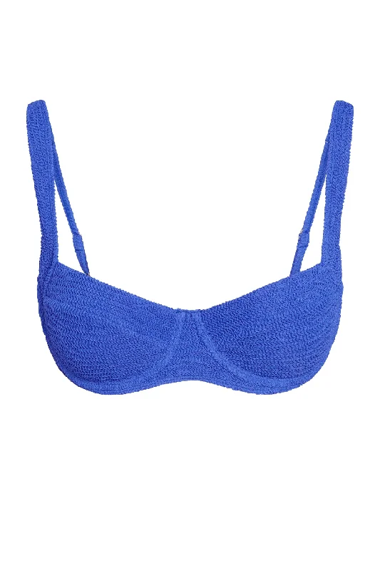 Bikini Female SwimwearSorrento Top - Cobalt Crinkle