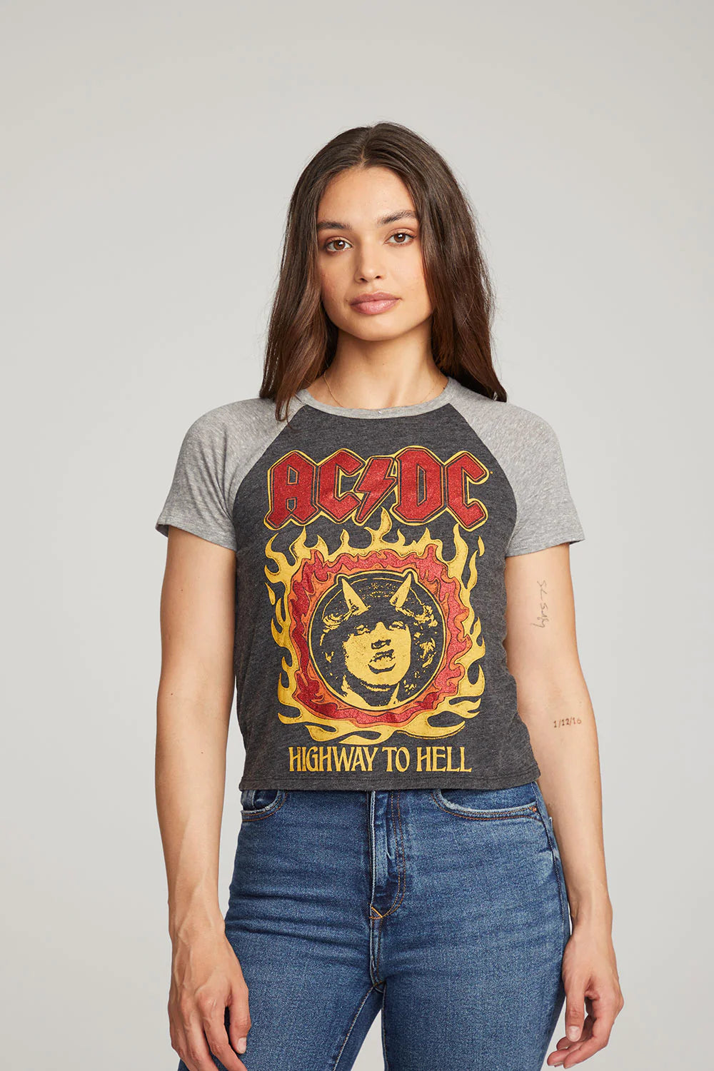 women's tops for black-tie affairsAC/DC Highway To Hell Tee - Black