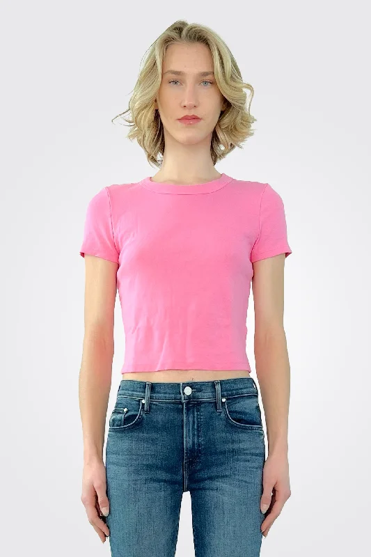 women's tops for those who want to stay updated with the latest fashion trendsMimi Cropped Tee - Flamingo