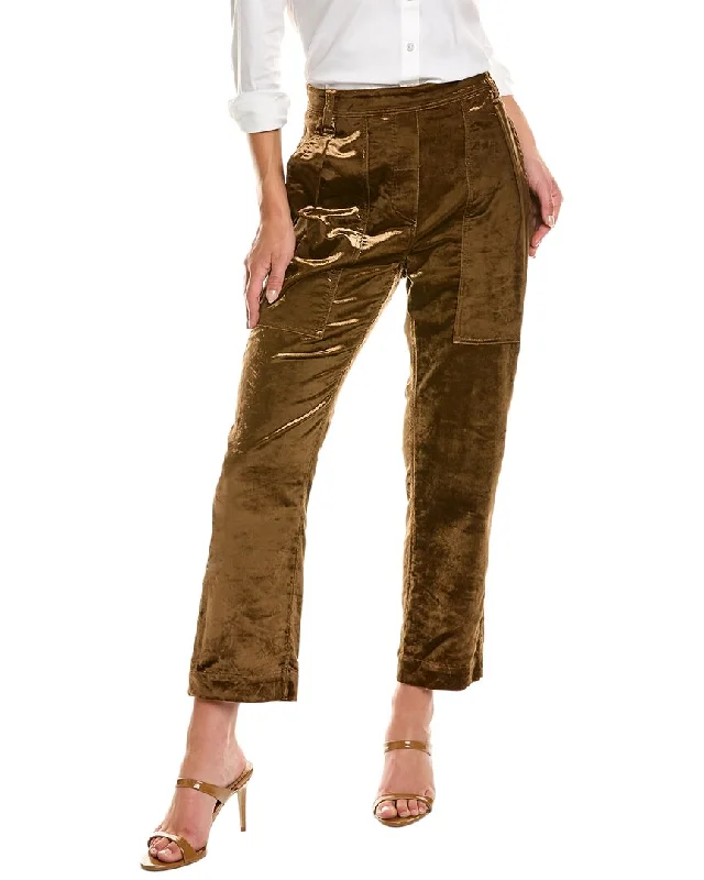 women's silk pantsBrunello Cucinelli Velvet Pant