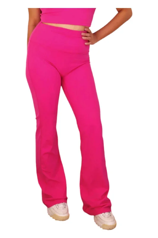 women's wedding pantsFlared Pants In Pink