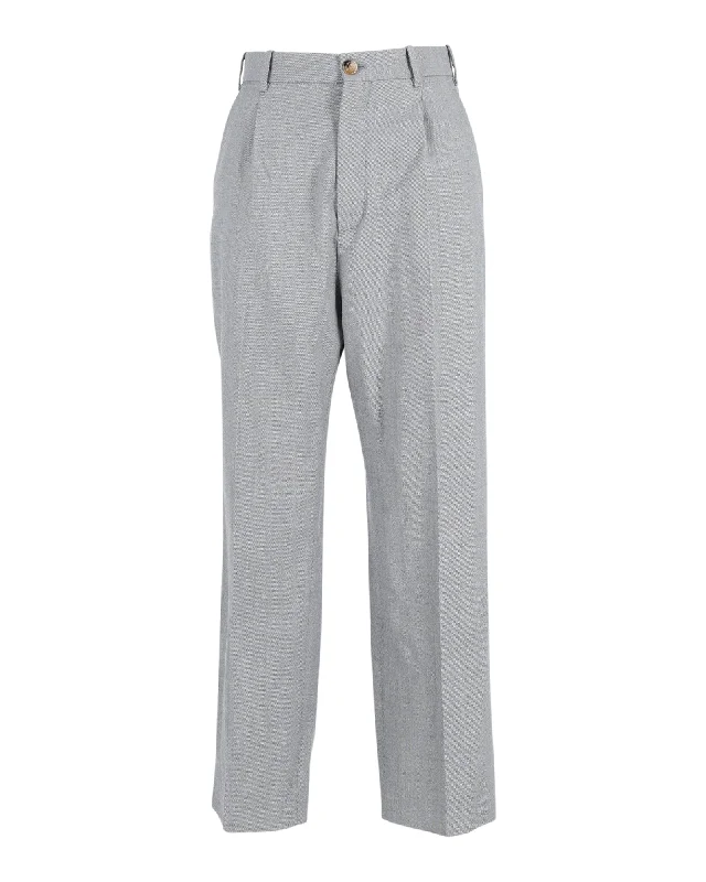 women's casual pantsGucci Tailored Trousers in Grey Laine