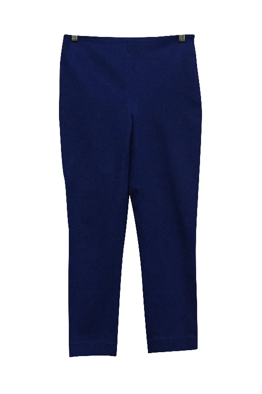 women's elegant pantsJoseph Tailored Pants in Blue Viscose