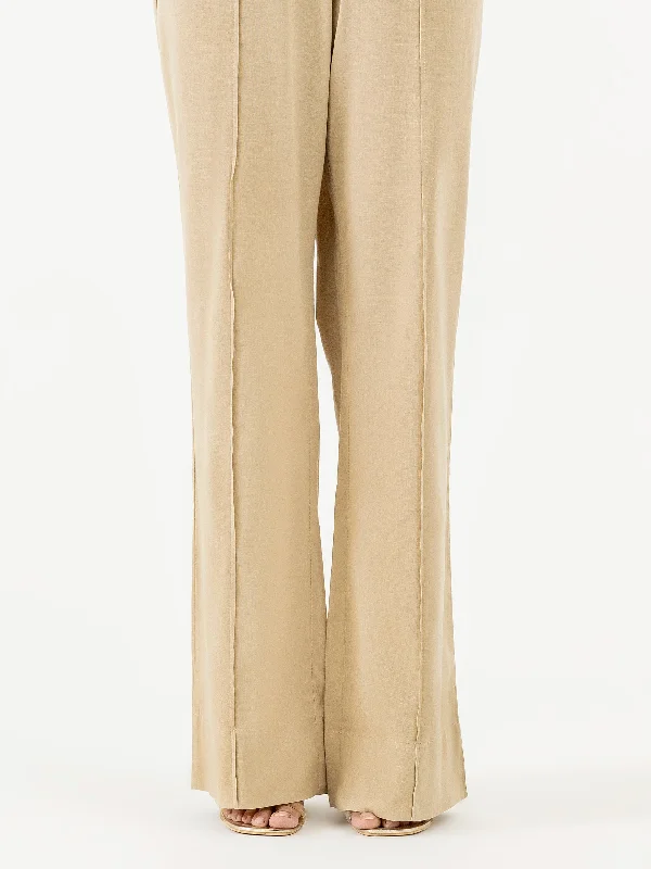 women's high-waisted pantsDyed Khaddar Trouser (Pret)