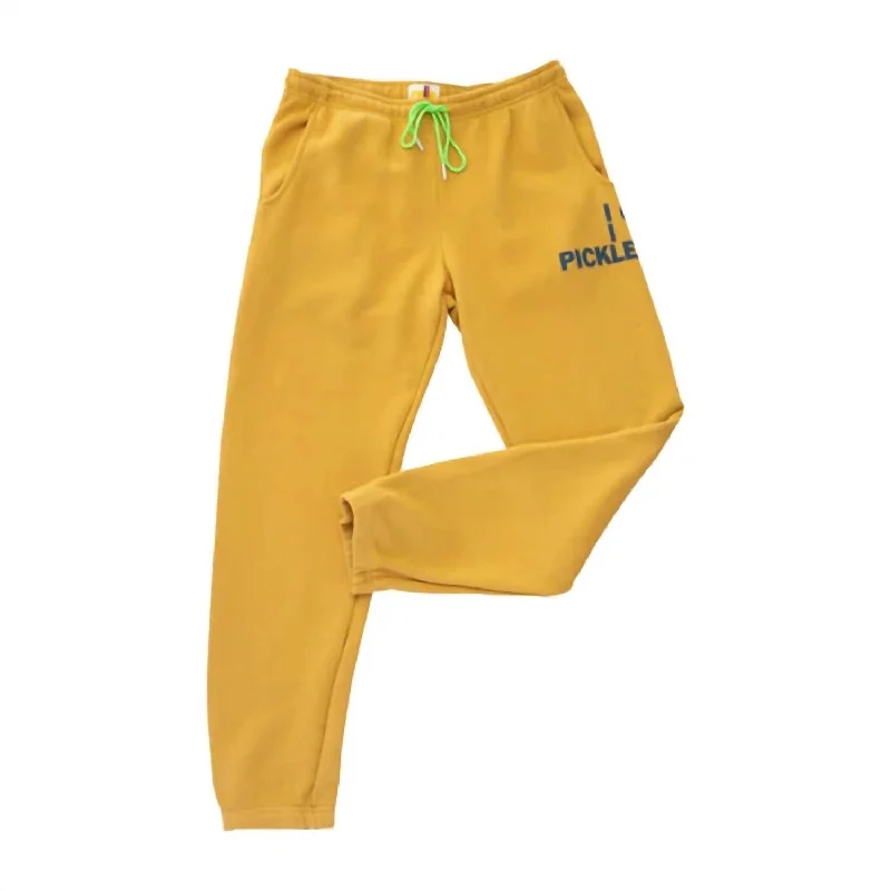 women's workout pantsWomen's Pickleball Sweatpant In Gold