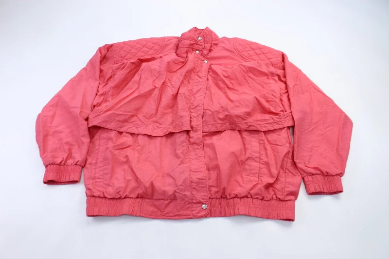 women's coats for those who value both style and comfortPrince Pink Athletic Windbreaker Jacket