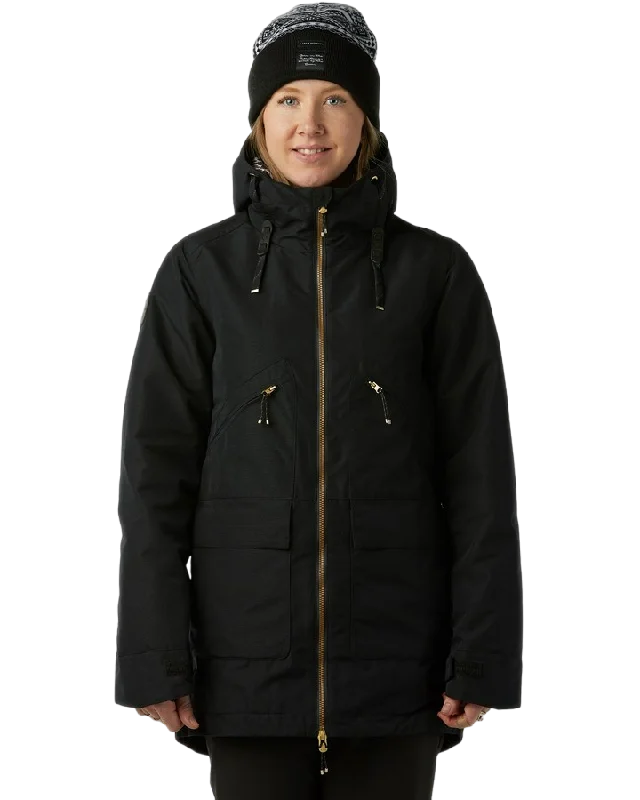 women's coats for rainy weatherRojo Bridie Jacket - True Black