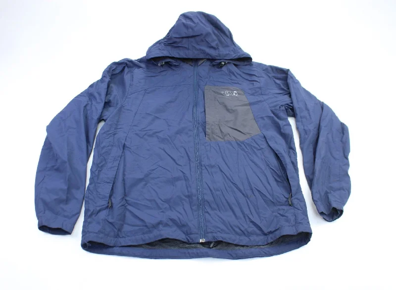 women's coats that offer both functionality and fashion-forward flairThe North Face Navy Blue & Grey Zip Up Jacket