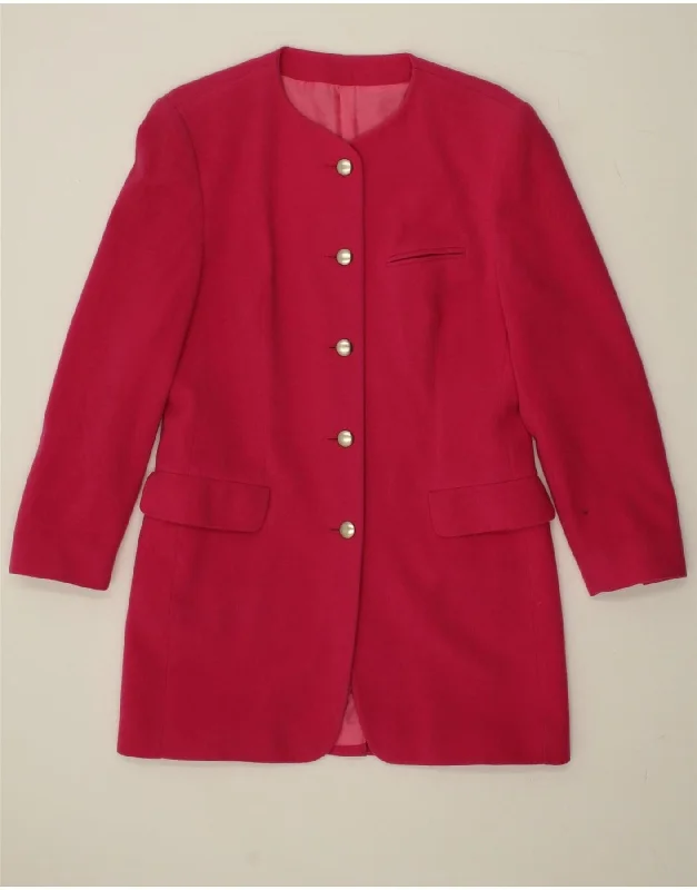 women's coats with hoodsBETTY BARCLAY Womens Longline 5 Button Blazer Jacket UK 12 Medium  Pink