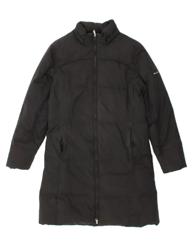 women's coats with pocketsCHAMPION Womens Padded Coat UK 10 Small Black Polyester