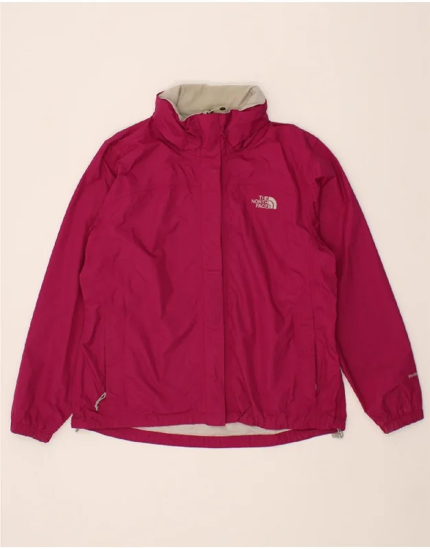 women's down coatsTHE NORTH FACE Womens Hooded Rain Jacket UK 16 Large Pink Nylon