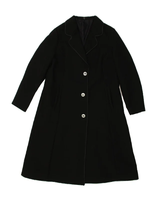 peacoats for womenVINTAGE Womens Overcoat UK 10 Small Black