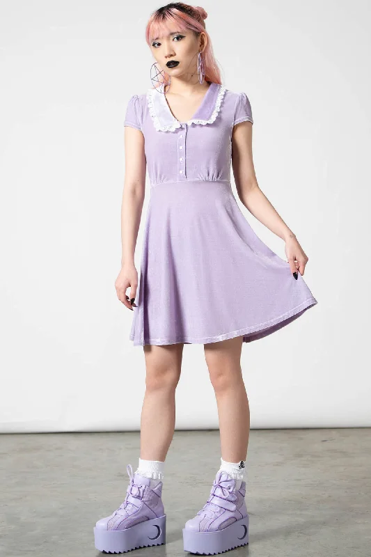 Party DressEvery Mourning Collar Dress [PASTEL LILAC] - Resurrect