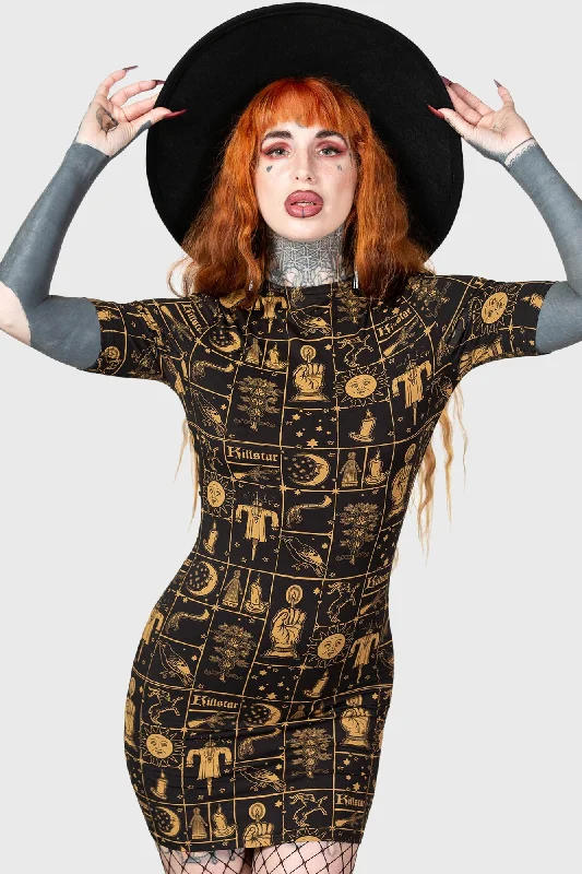 Cold-Shoulder DressFolk Horror Bodycon