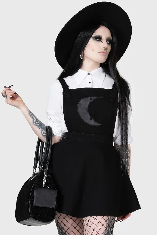 women's stretchy dressesLuna Orb Pinafore Dress