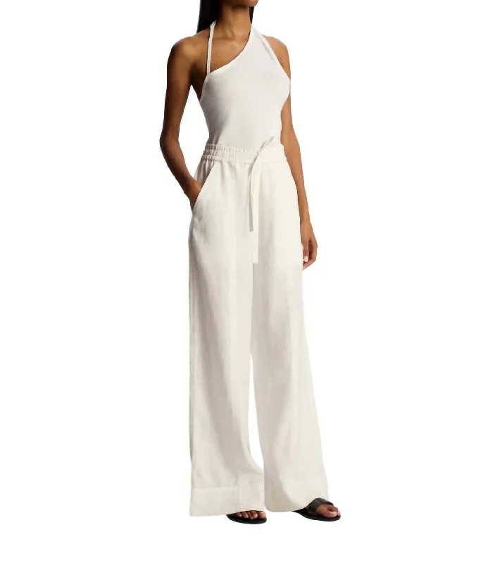 women's leggingsHolden Wide Leg Pant In Cream