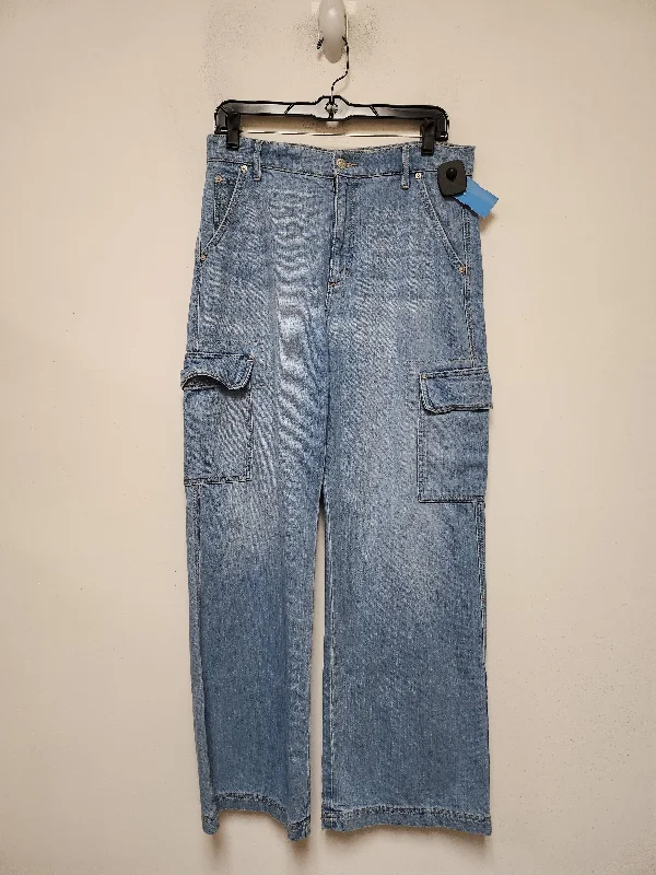 women's skinny denim jeansJeans Wide Leg By Loft In Blue Denim, Size: 6